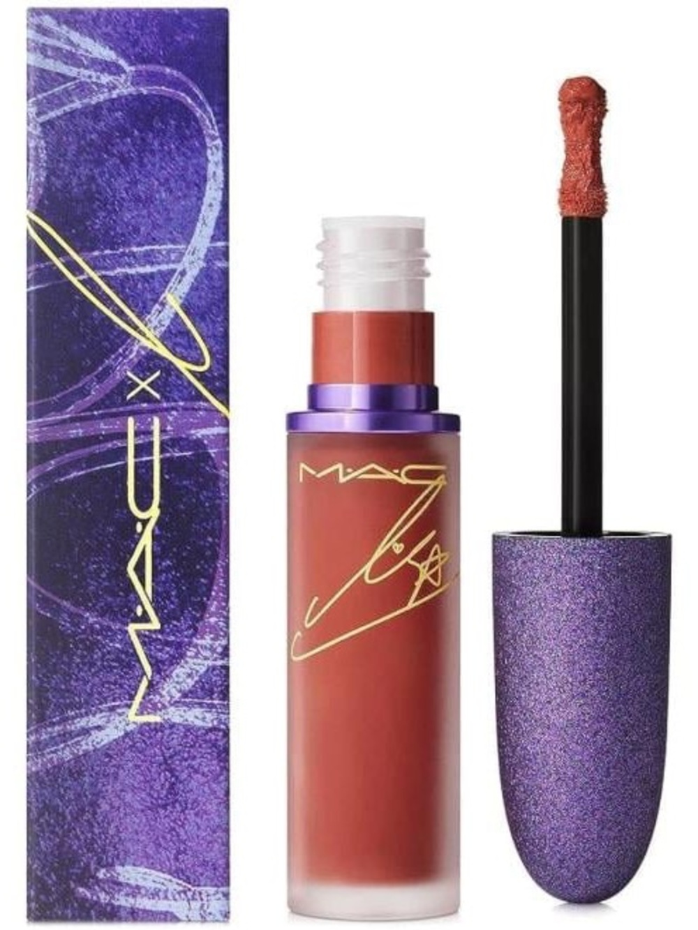 RARE LIMITED EDITION MAC x Lisa Powder Kiss Liquid Lipcolour “Swoon for Blooms”